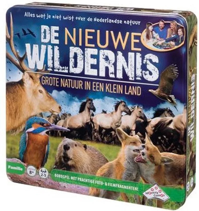 De Nieuwe Wildernis bordspel fra Identity Games – æske