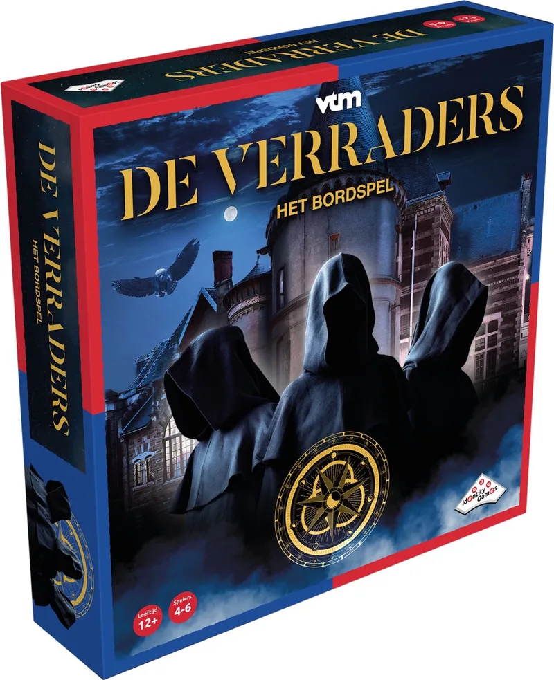 De Verraders het bordspel (Vlaams) - Gebaseerd op het tv-programma - Speel als verrader of bondgenoot fra Identity Games – æske