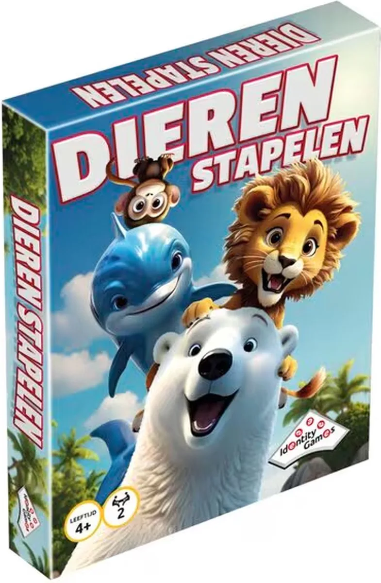Dieren Stapelen - Behendigheidsspel - Kinderspel - Voor de hele familie from Identity Games – box