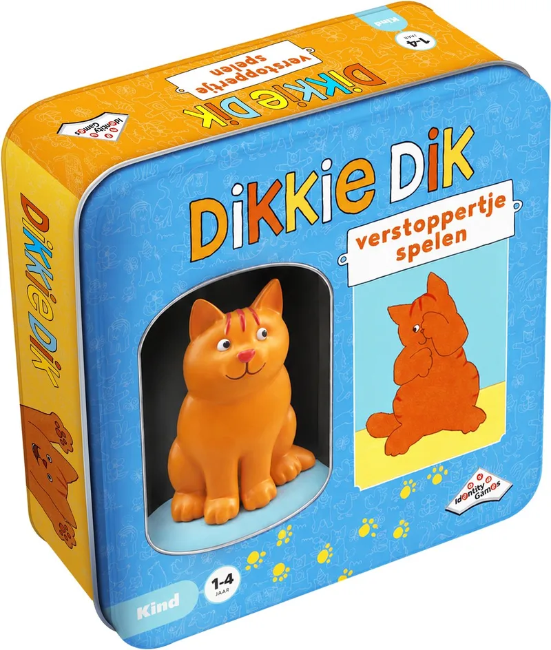 Dikkie Dik Verstoppertje - Baby- en kleuterspelletje - Met sprekende Dikkie Dik fra Identity Games – æske