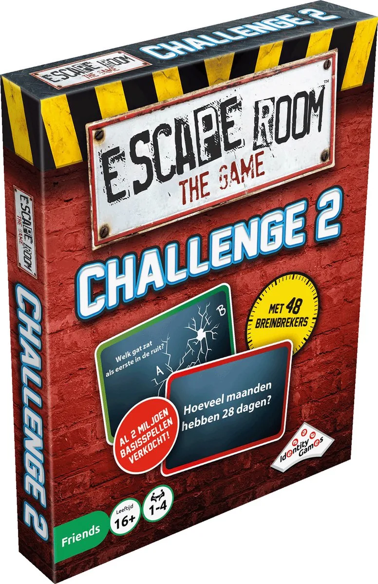 Escape Room The Game Challenge 2 kaartspel fra Identity Games – æske