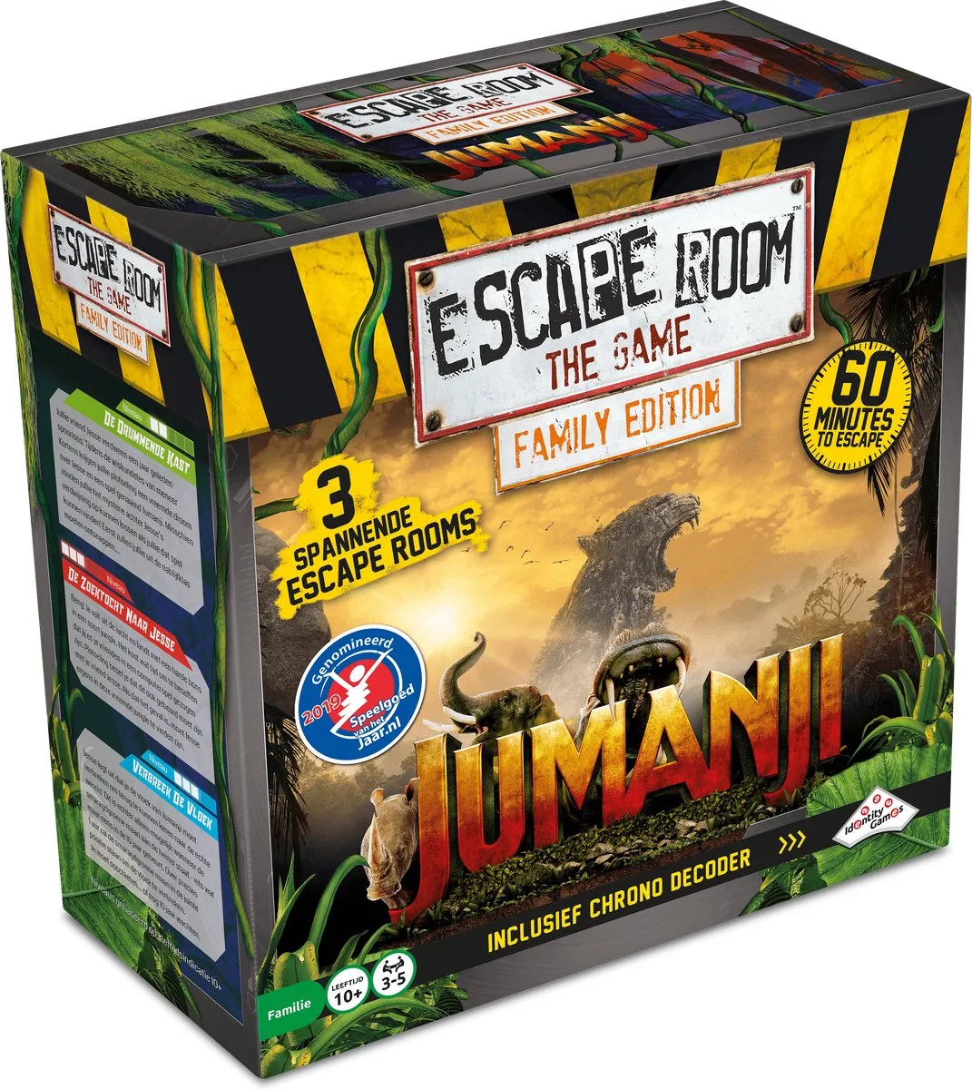 Escape Room The Game Jumanji - Familie Editie - Breinbreker von Identity Games – Schachtel