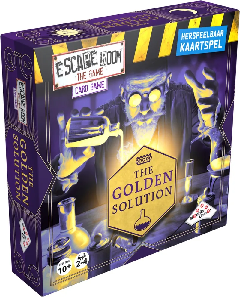 Escape Room The Game kaartspel The Golden Solution - Kaartspel - Herspeelbare escape room fra Identity Games – æske