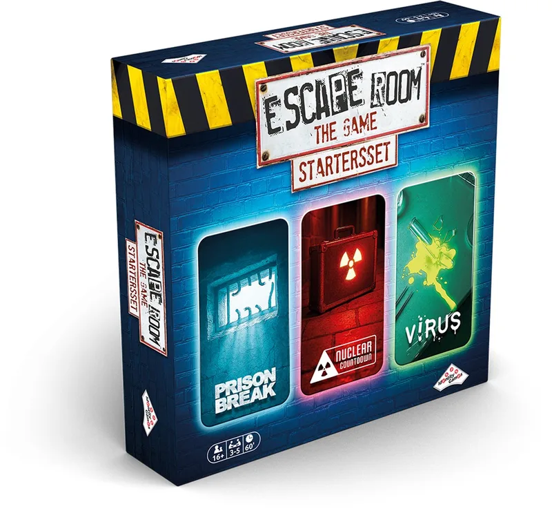 Escape Room The Game Startersset - Breinbreker - Inclusief decoder en 3 avonturen fra Identity Games – æske