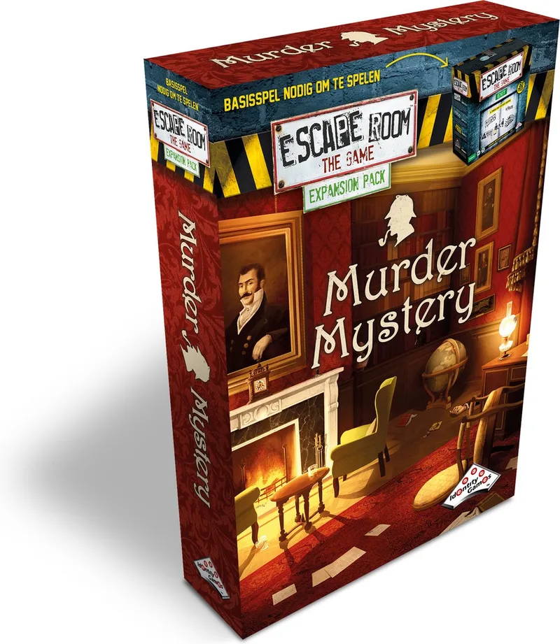 Escape Room The Game uitbreidingsset Murder Mystery - Breinbreker from Identity Games – box