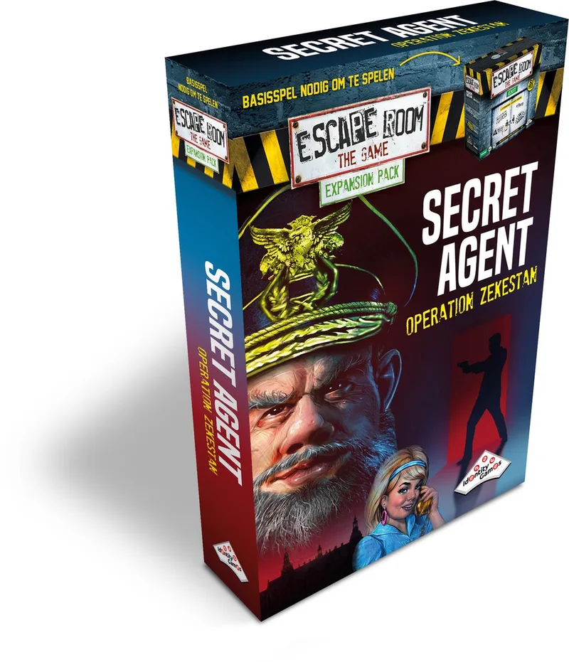 Escape Room The Game uitbreidingsset Secret Agent - Breinbreker från Identity Games – kartong