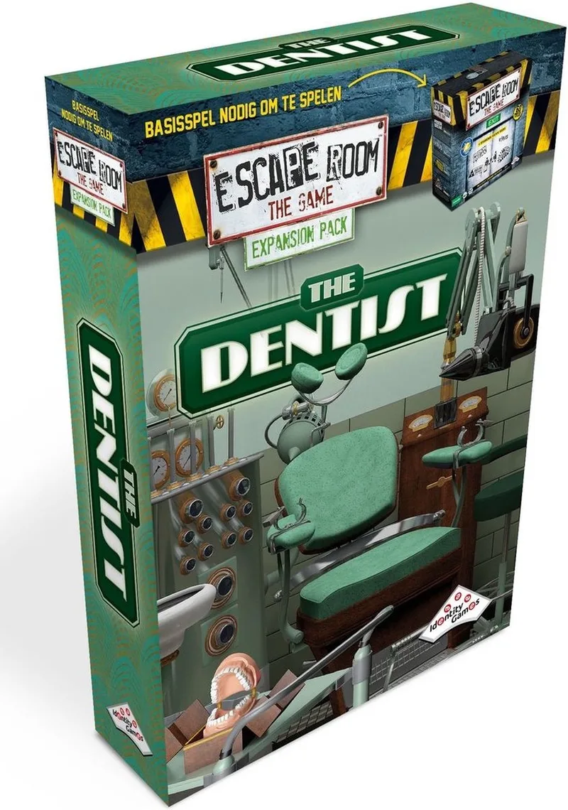 Escape Room The Game uitbreidingsset The Dentist - Breinbreker de Identity Games – boîte