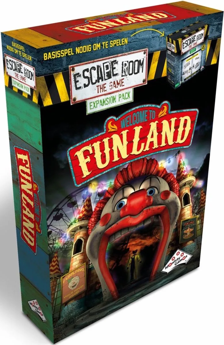 Escape Room The Game Uitbreidingsset Welcome to Funland - Breinbreker fra Identity Games – æske