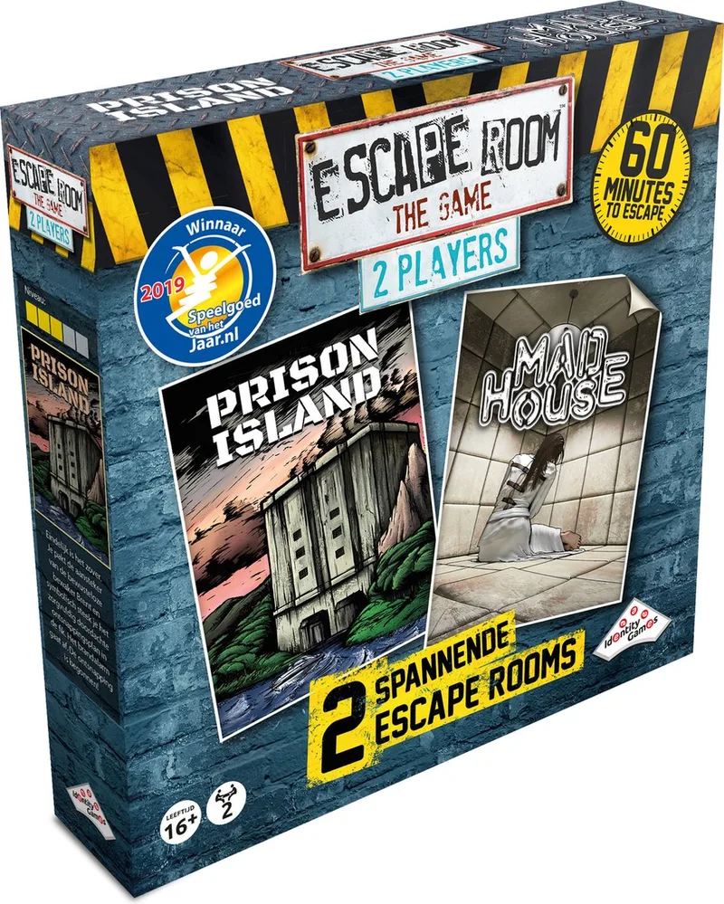 Escape Room The Game voor 2 spelers - Breinbreker - Ontsnap binnen de tijd fra Identity Games – æske