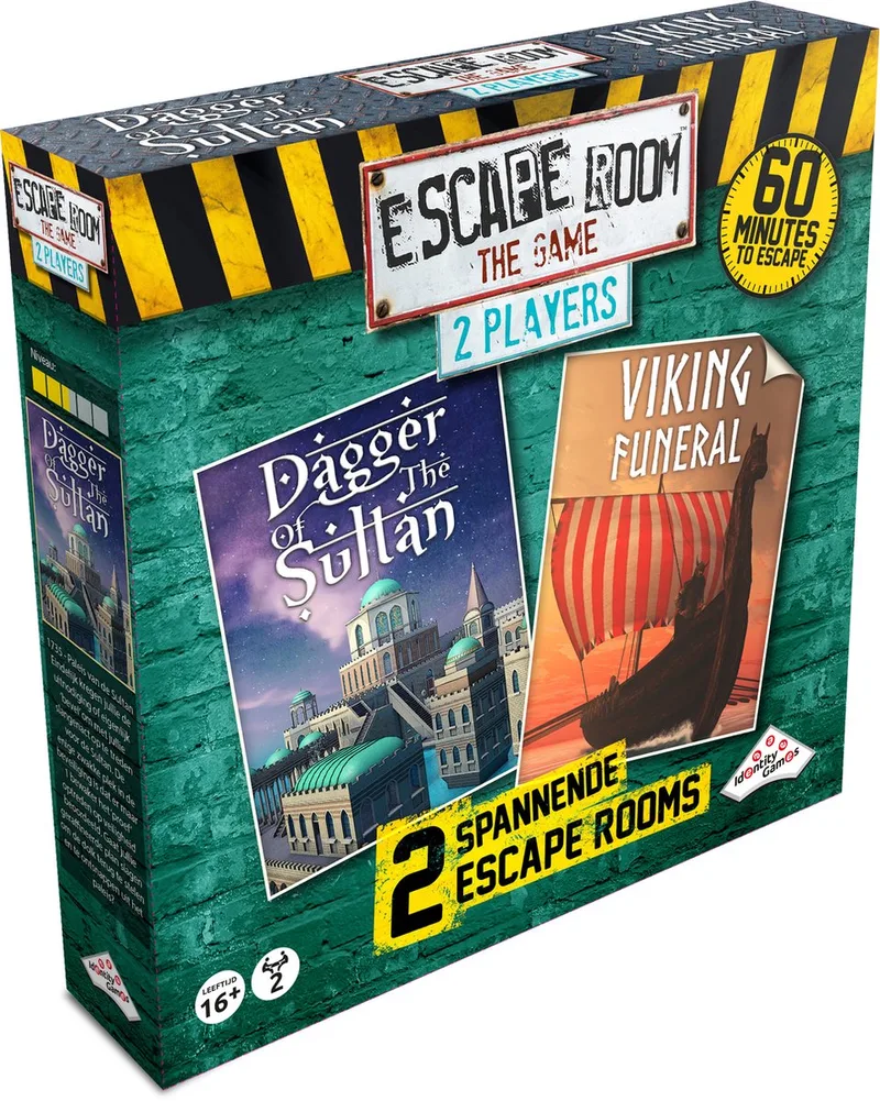 Escape Room The Game voor 2 spelers (Dagger of the Sultan & Viking Funeral) - Breinbreker from Identity Games – box