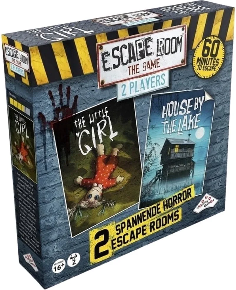Escape Room The Game voor 2 spelers - Horror editie - Breinbreker - Ontsnap binnen de tijd fra Identity Games – æske