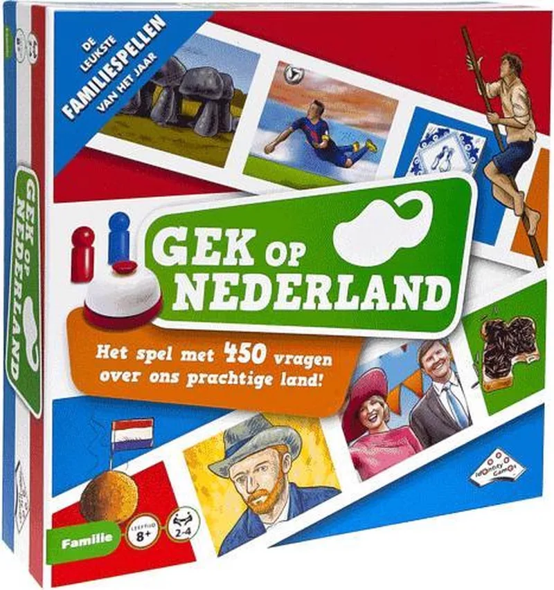 Gek op Nederland - Bordspel - Familiespel fra Identity Games – æske