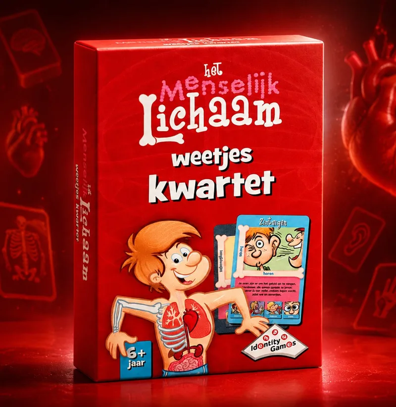 Het Menselijk Lichaam Weetjes Kwartet de Identity Games – boîte