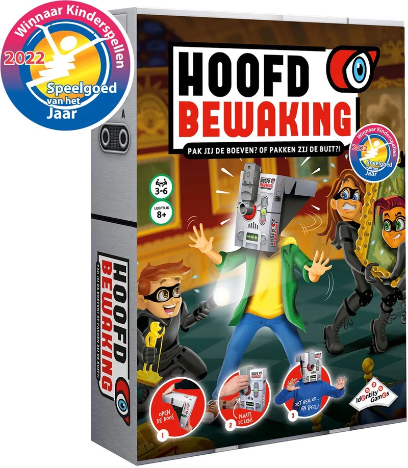Hoofd bewaking - Actiespel - Winnaar Speelgoed van je het Jaar de Identity Games – boîte