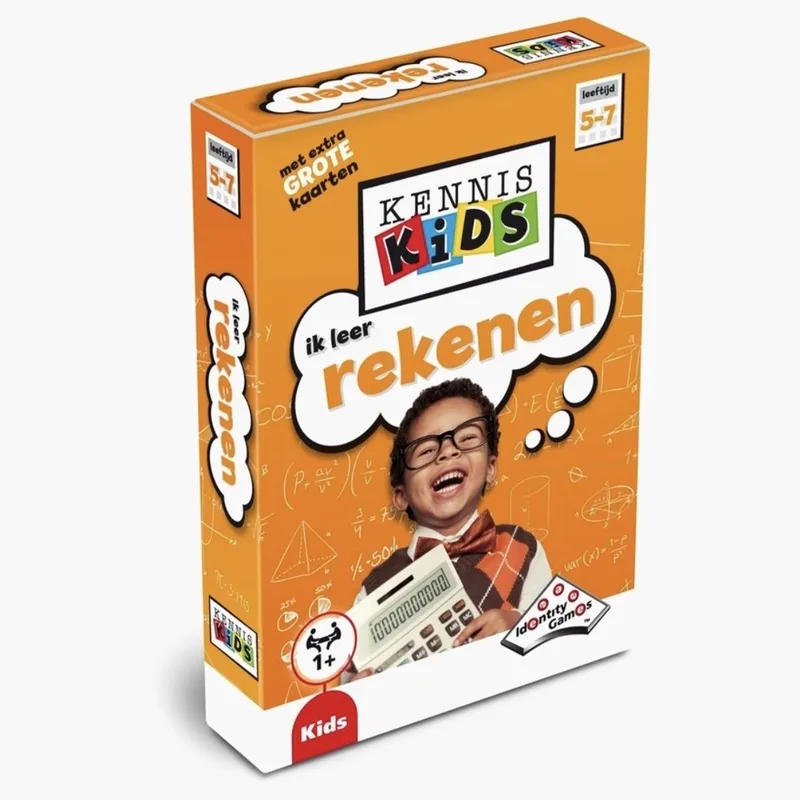 Ik leer rekenen - 5-7jaar - Kennis Kids från Identity Games, utgåva Oranje – kartong