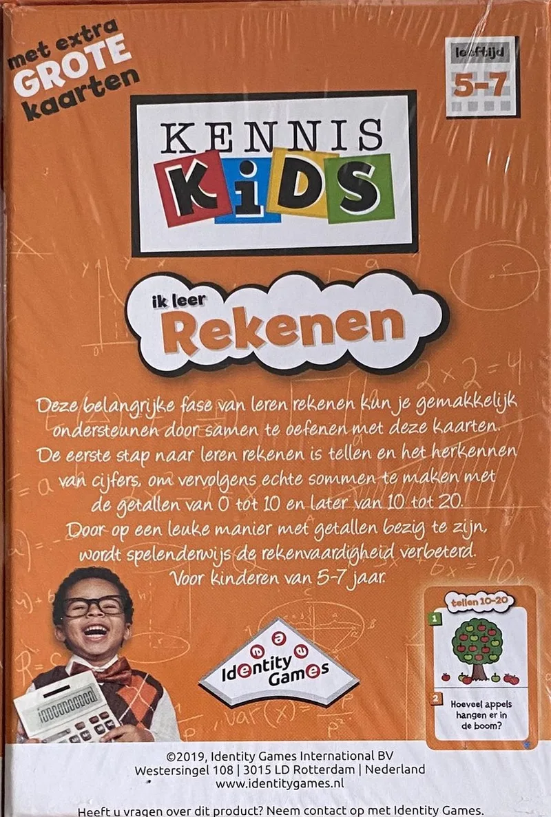 Ik leer rekenen identity games van Identity Games, editie Alle kleuren – doos