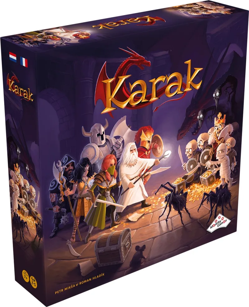Karak - Familiespel - Dungeon crawler voor het gezin - Vanaf 7 jaar fra Identity Games – æske