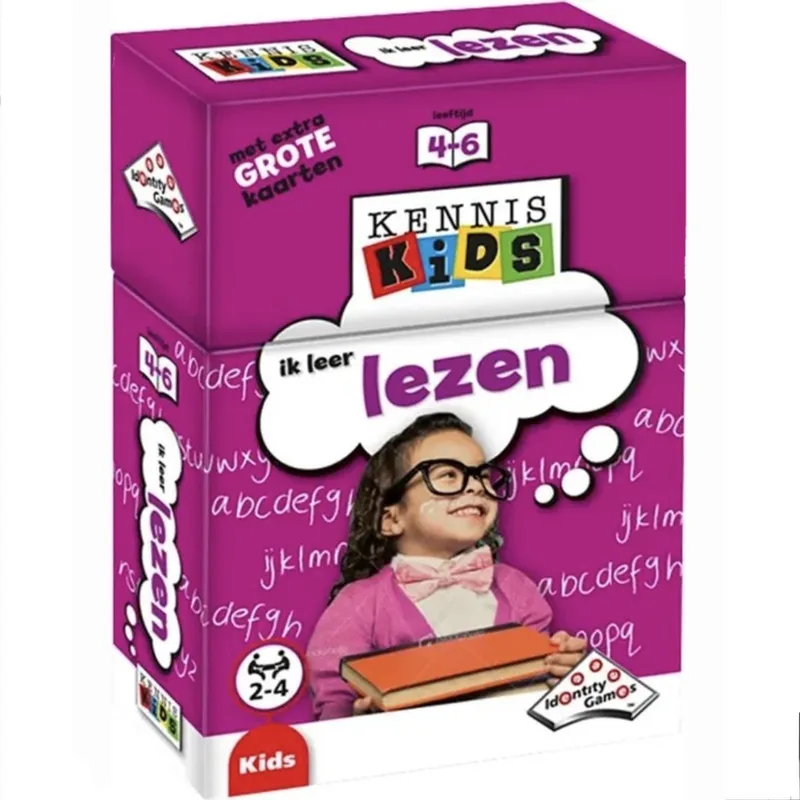 Kennis Kids - Leren Lezen from Identity Games, Paars edition – box