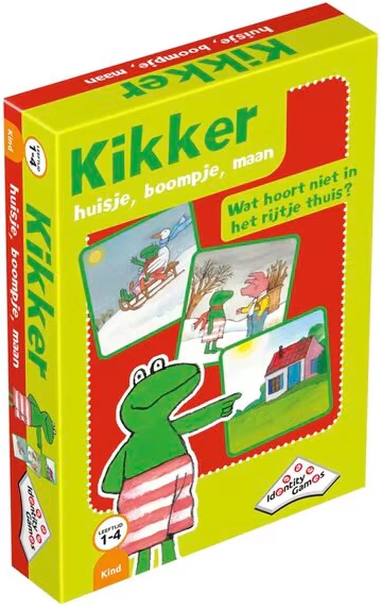 Kikker Huisje Boompje Maan Spel - Spel voor Peuters från Identity Games – kartong