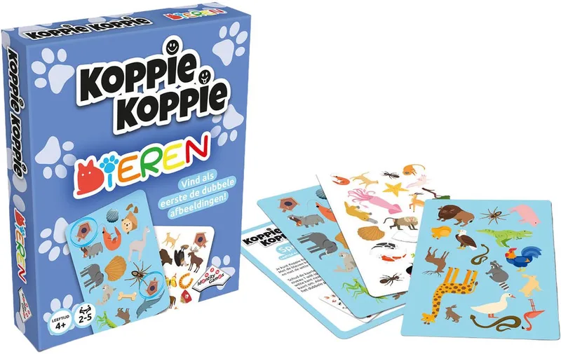 Koppie Koppie kaartspel - Vanaf 4 jaar - 2 tot 5 spelers from Identity Games – box