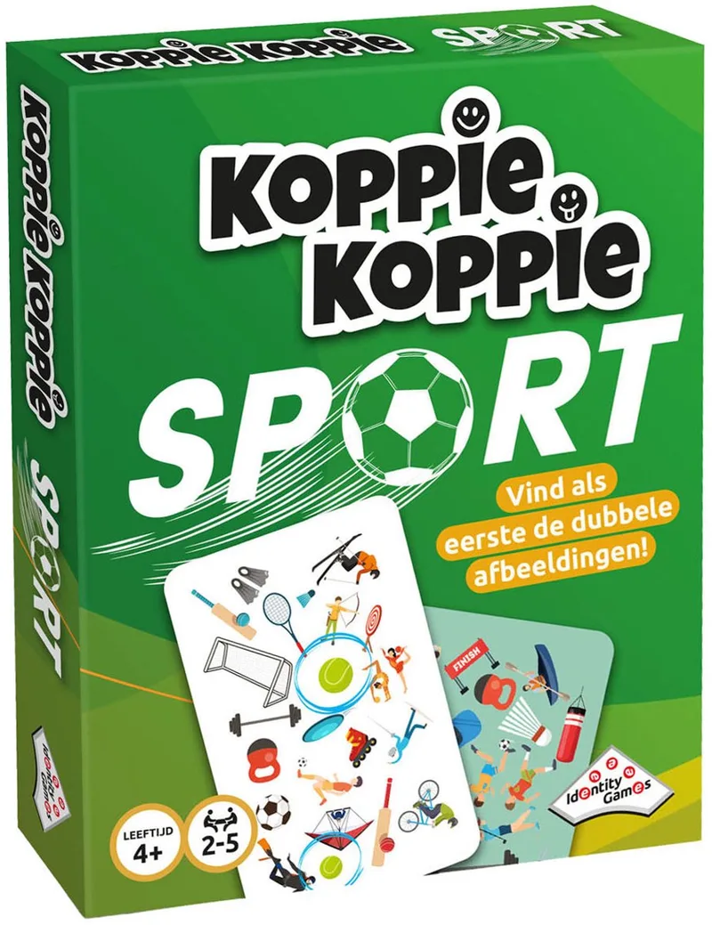 Koppie Koppie Sport Kaartspel - 4+ från Identity Games – kartong