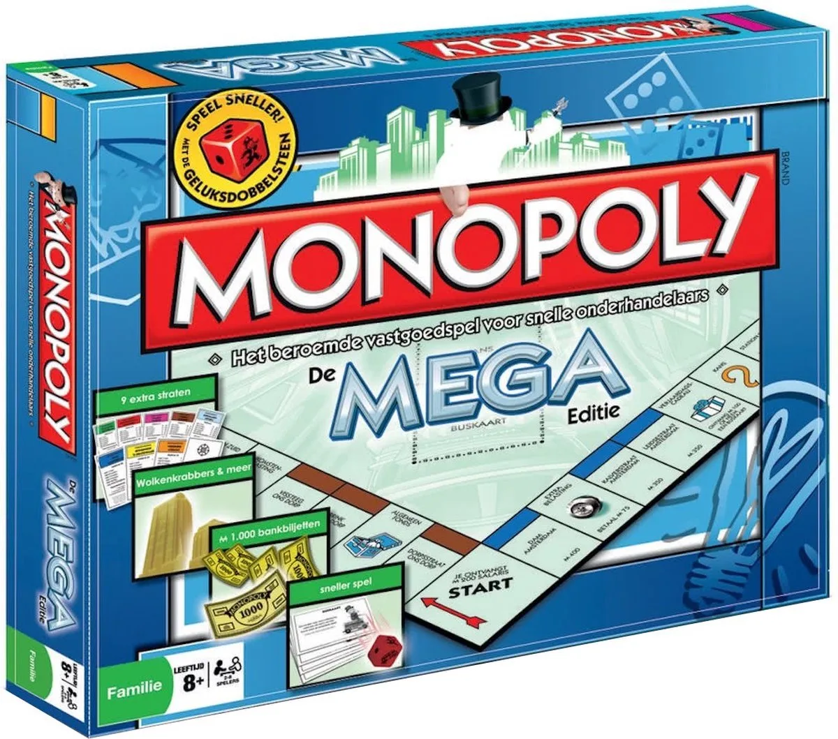 Mega Monopoly från Identity Games – kartong