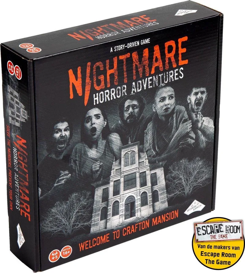 Nightmare Horror Adventures - van de makers van Escape Room The Game de Identity Games – boîte