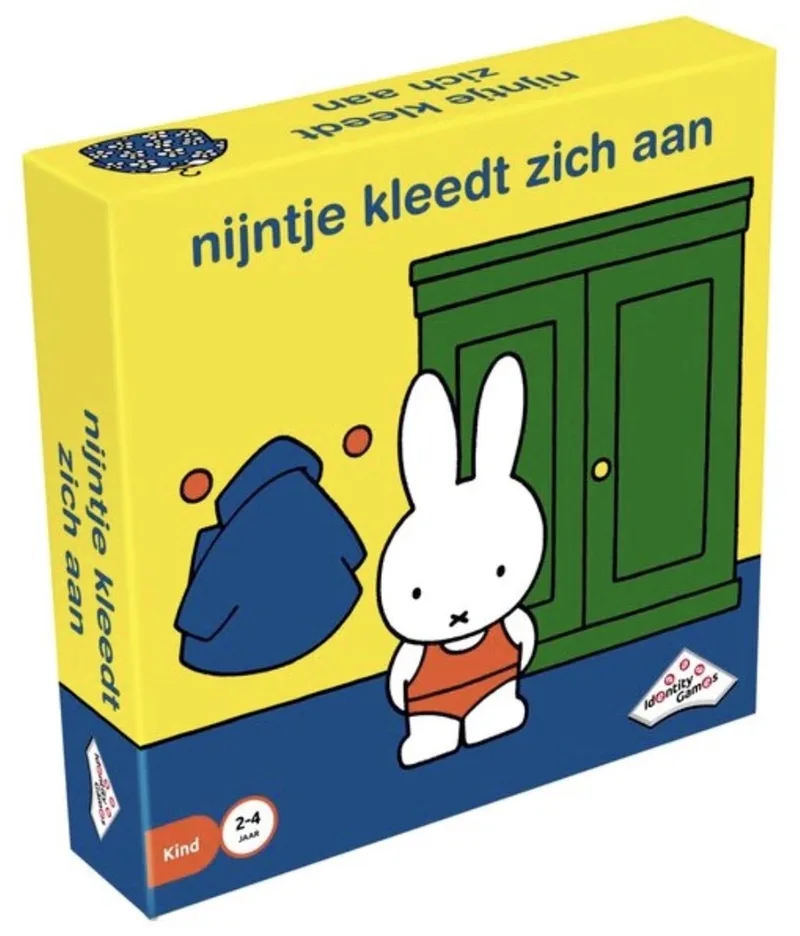 Nijntje Kleedt Zich Aan - 2 tot 4 jaar - 75 opdrachtkaarten de Identity Games – boîte