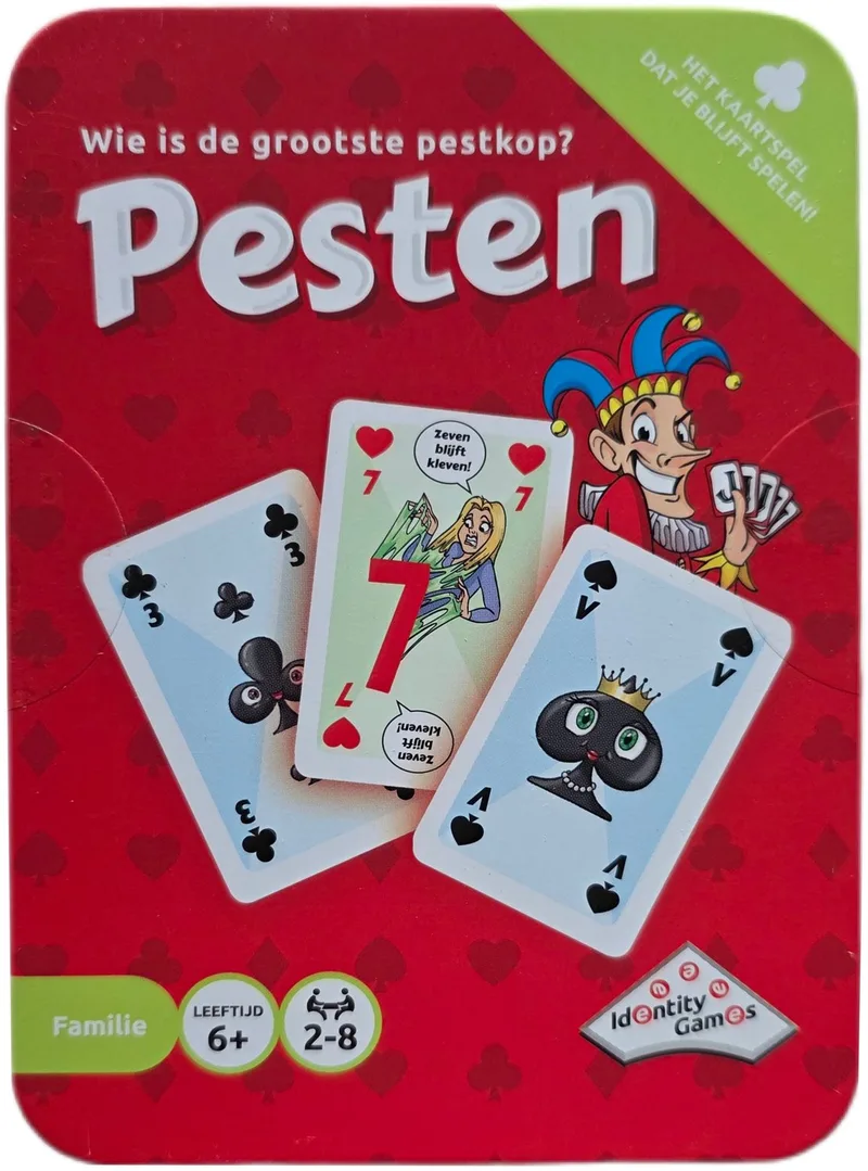Pesten in blik de Identity Games – boîte