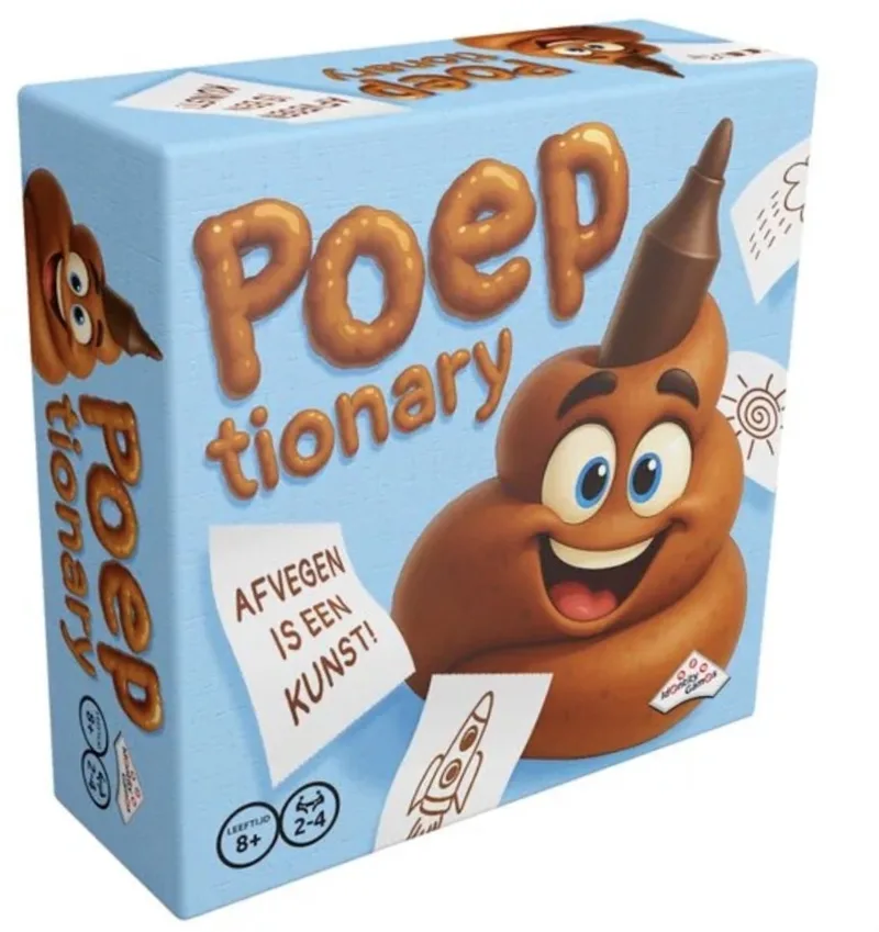 Poeptionary van Identity Games – doos