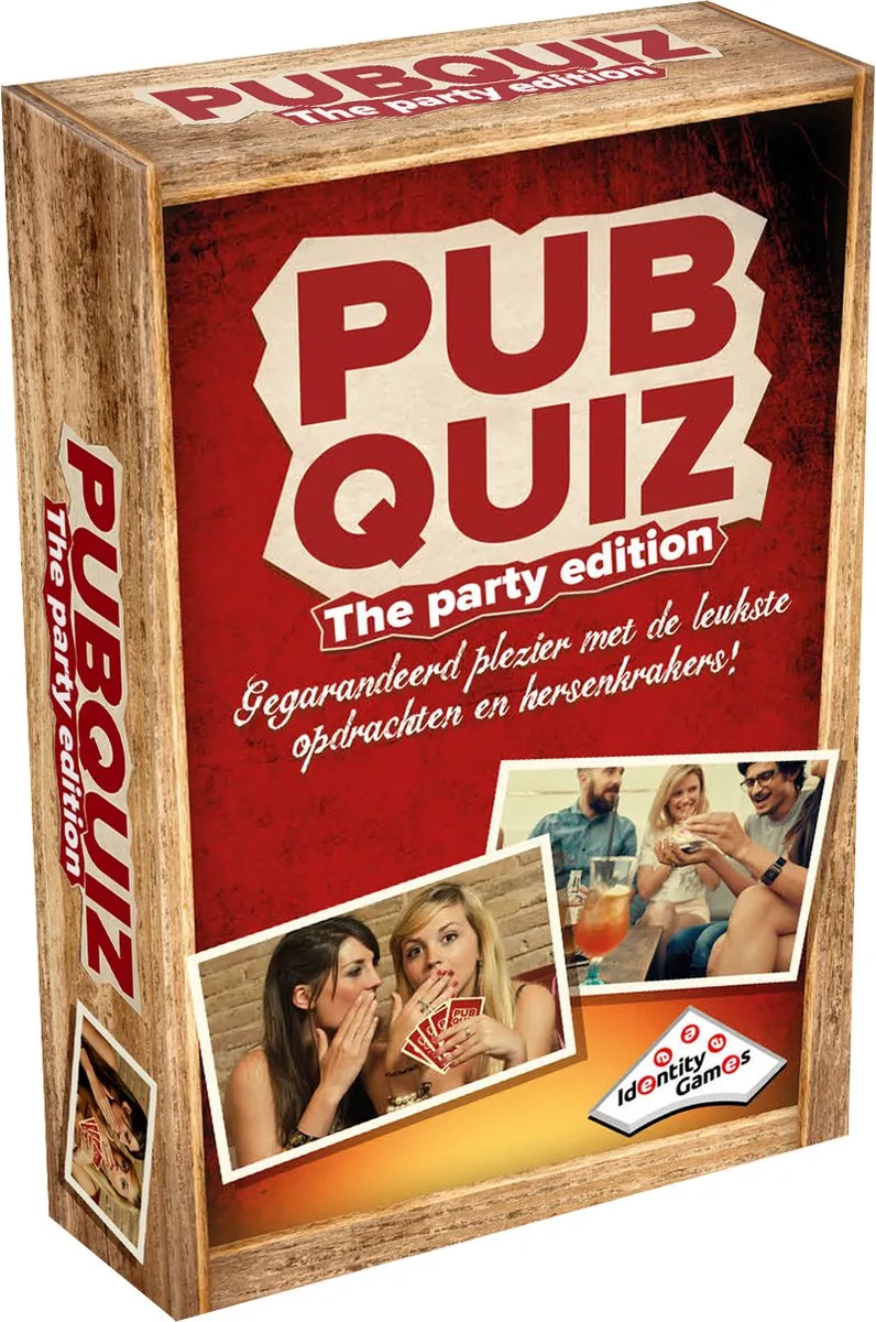 Pub Quiz: Party Editie de Identity Games – boîte