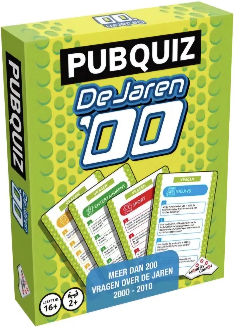 Pubquiz De Jaren'00 - 2000-2010 från Identity Games – kartong