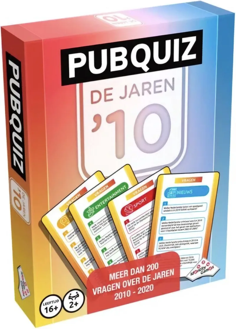 Pubquiz De Jaren '10 - 2010-2020 from Identity Games – box