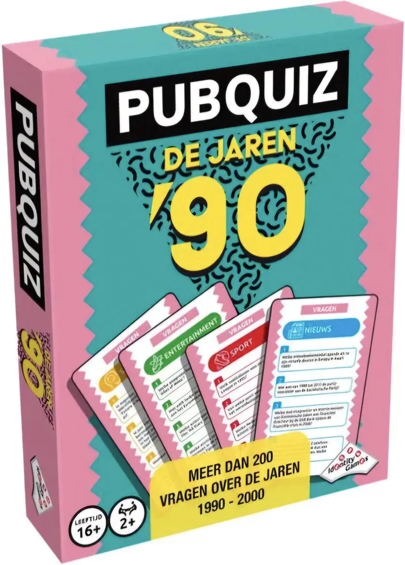 Pubquiz De Jaren '90 - 1990-2000 from Identity Games – box