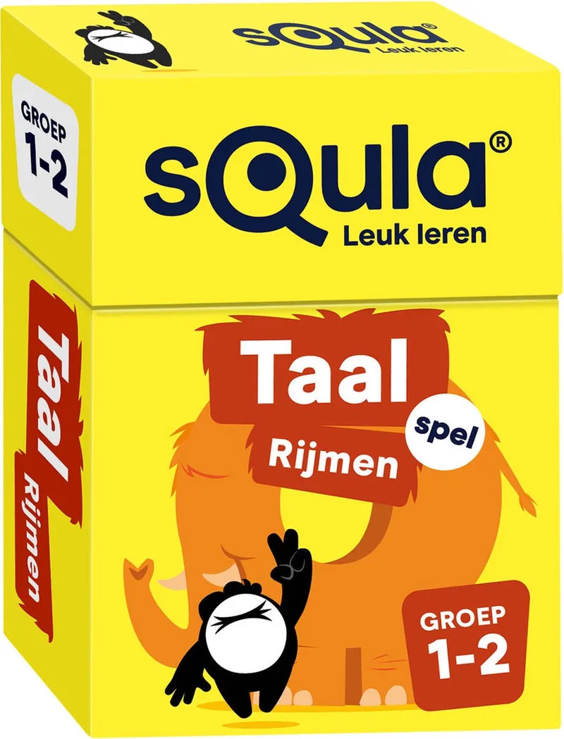 sQula Taal Rijmen - Educatief kwartetspel voor groep 1-2 fra Identity Games – æske