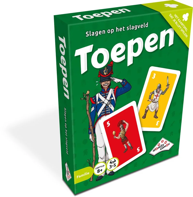 Toepen - Kaartspel - Win de laatste slag från Identity Games – kartong