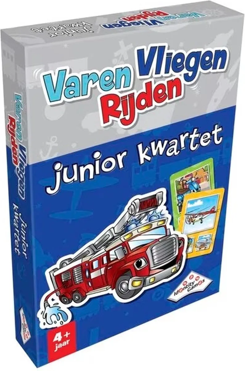 Varen Vliegen Rijden - Junior Kwartet from Identity Games – box