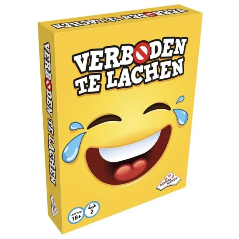 Verboden Te Lachen - Kaartspel - Partyspel from Identity Games – box