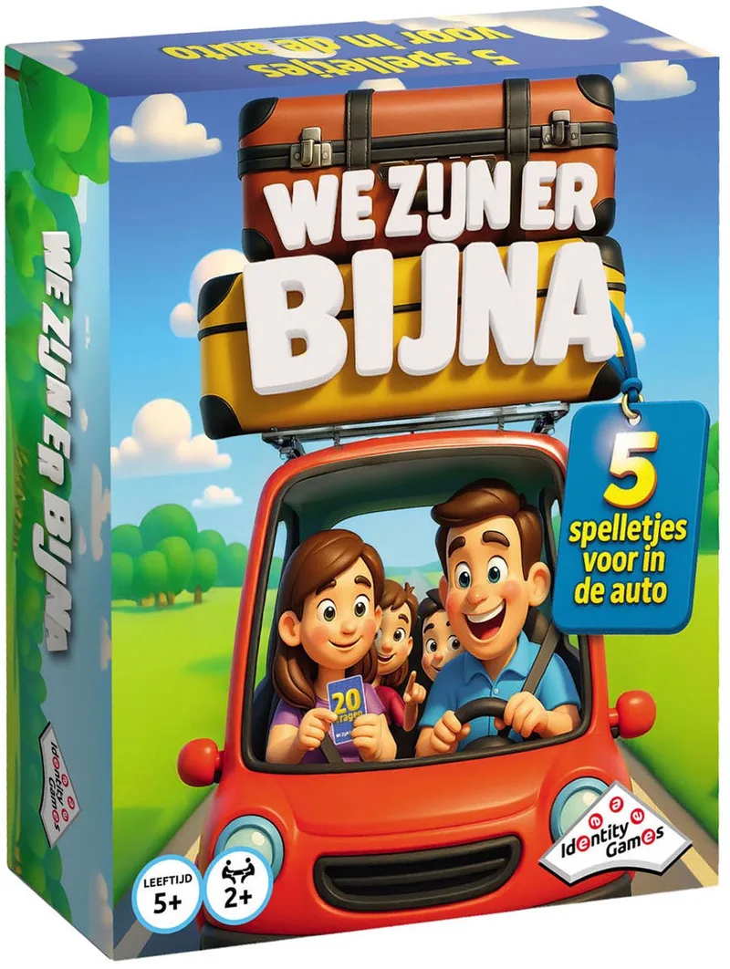 We zijn er Bijna - 5 Spelletjes voor Onderweg from Identity Games – box