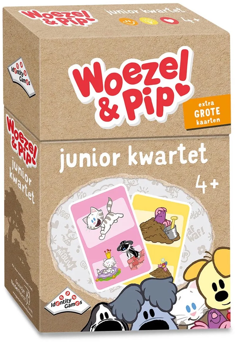 Woezel & Pip Junior Kwartet from Identity Games – box