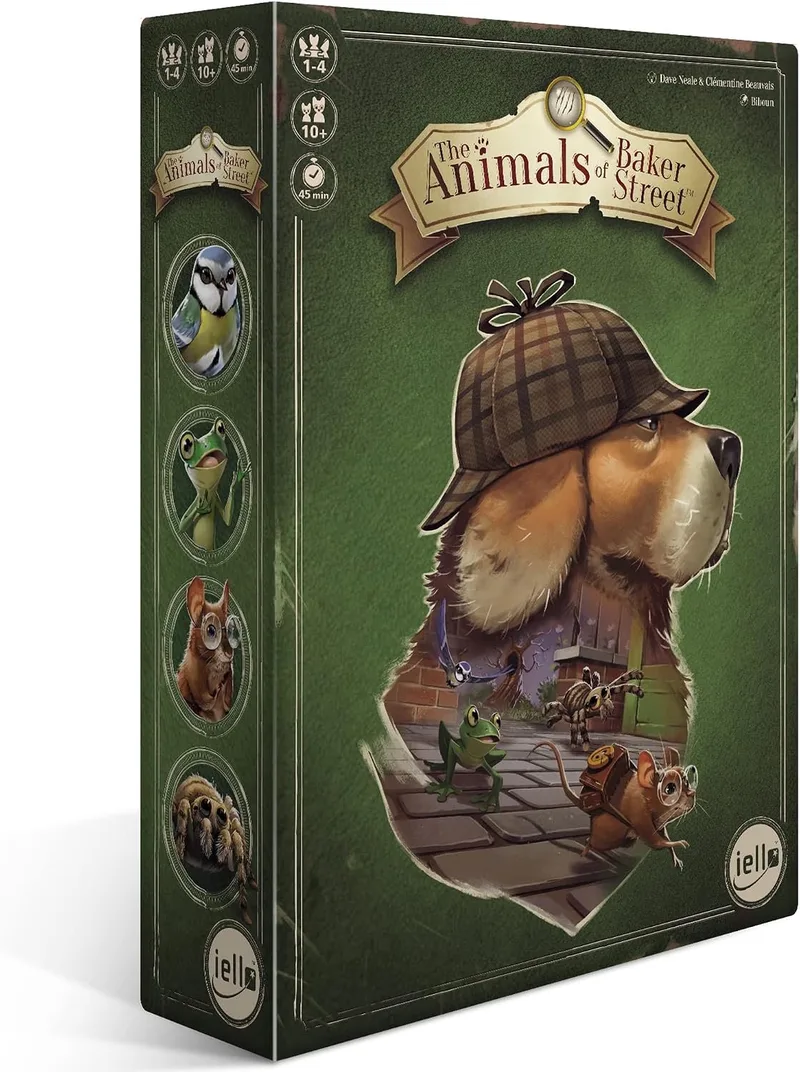 Dieren van Baker Street Bordspel: Mysterie & Deductie de IELLO – boîte