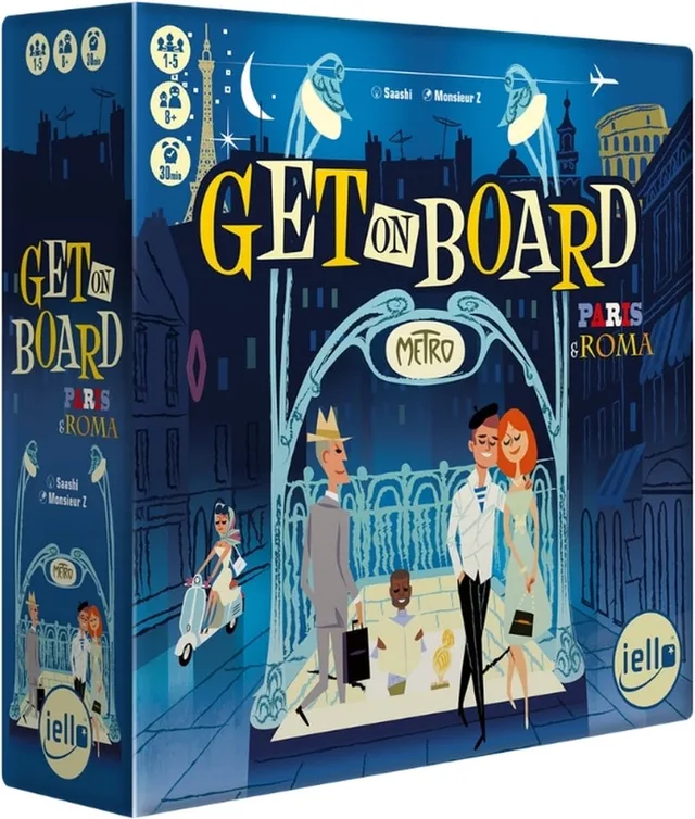 Get On Board Paris & Roma - Bordspel