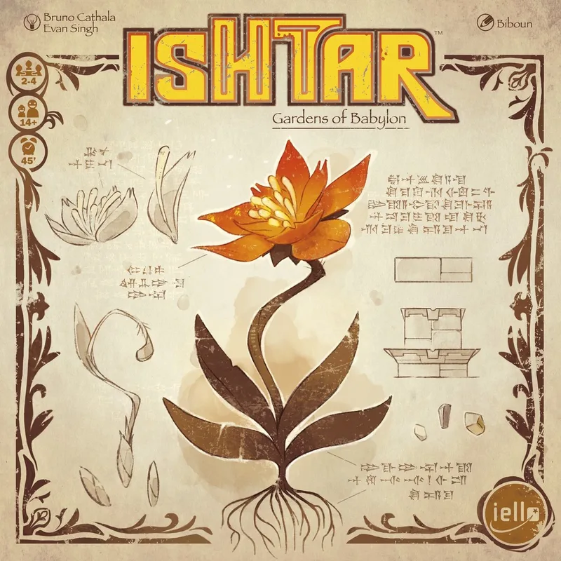 Ishtar Gardens of Babylon - Bordspel fra IELLO – æske