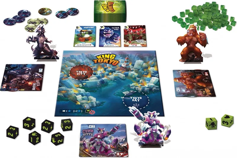 Merkloos Dobbelspel: King of Tokyo - 2016 Editie from IELLO – box