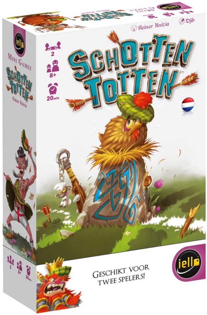 Schotten Totten - Kaartspel - Strategisch Duel - 2 Spelers - Pokerachtige Strijd fra IELLO – æske