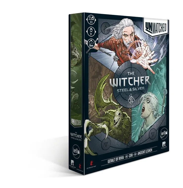 Unmatched The Witcher: Steel & Silver (ENG) van IELLO – doos