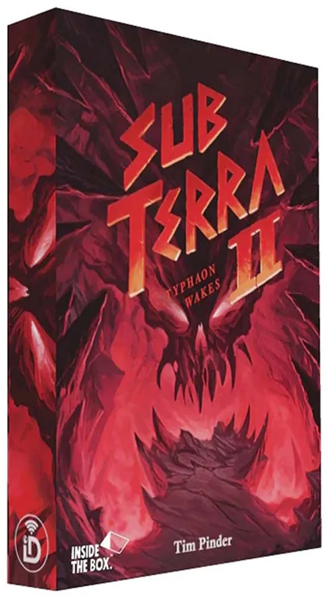 Sub Terra II: Inferno's Edge – Typhaon Wakes Expansion - Bordspel Uitbreiding - Engels de Inside the Box Board Games – boîte