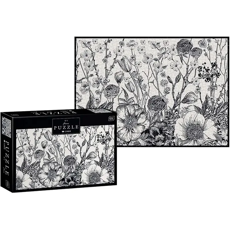 Flowers #1 (1000 Stukjes) de Interdruk – boîte