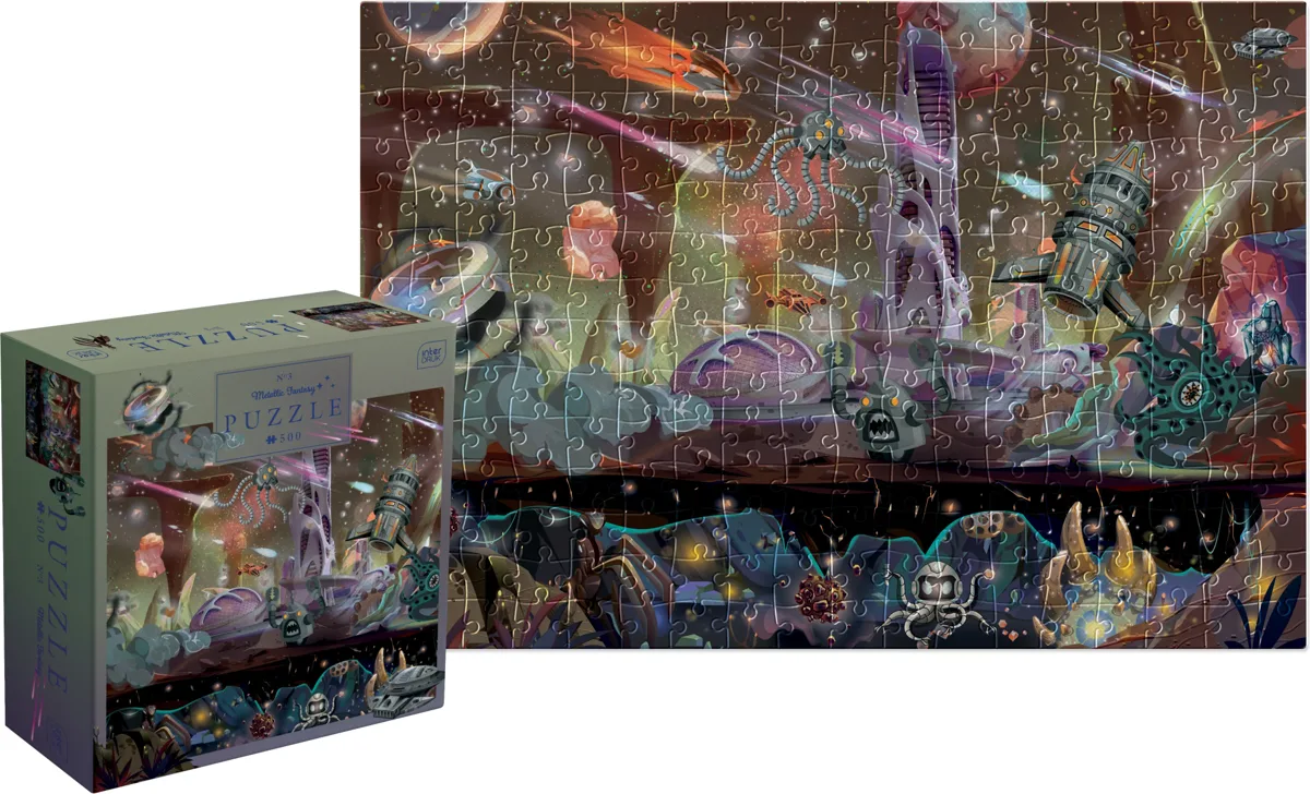 Metallic Fantasy #3 (500 Stukjes) van Interdruk – doos