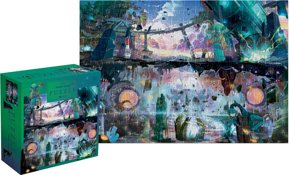 Metallic Fantasy #4 (500 Stukjes) fra Interdruk – æske